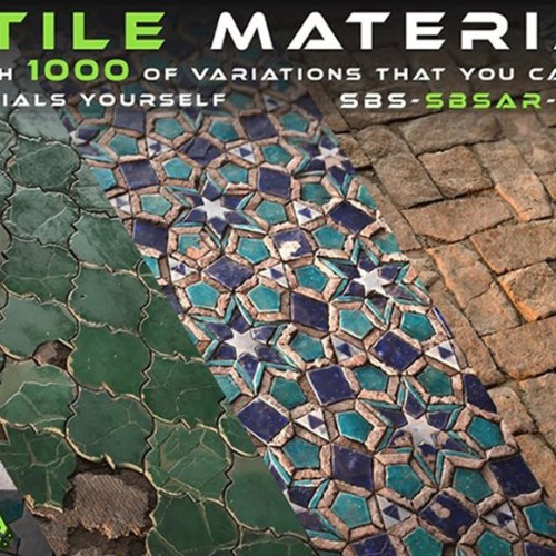 50种瓷砖材质贴图-带法线凹凸反射-拾光资源网丨专注素材资源|软件|软件插件|软件问题|软件教程|Adobe软件|免费下载