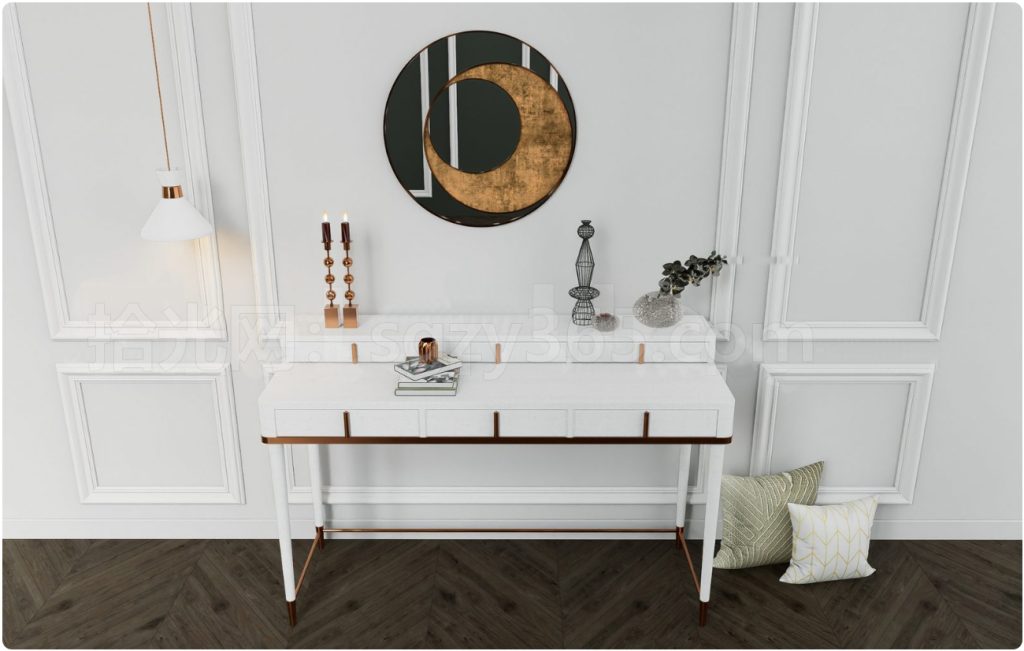 图片[2]-27313.SketchUp化妆台 梳妆台 3D 模型