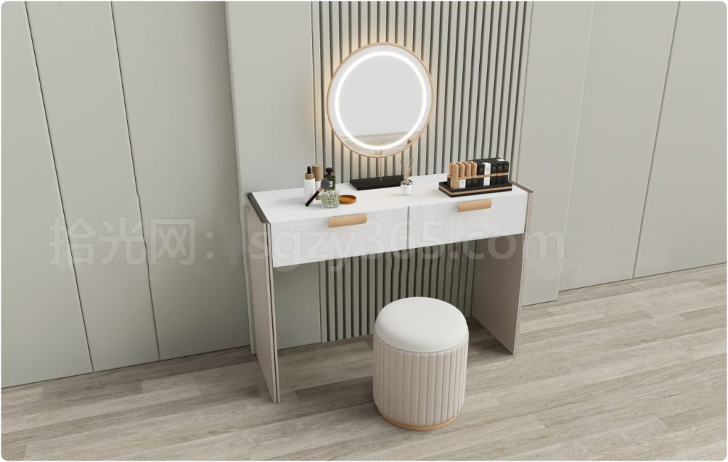 图片[2]-27314.SketchUp化妆台 梳妆台 3D 模型