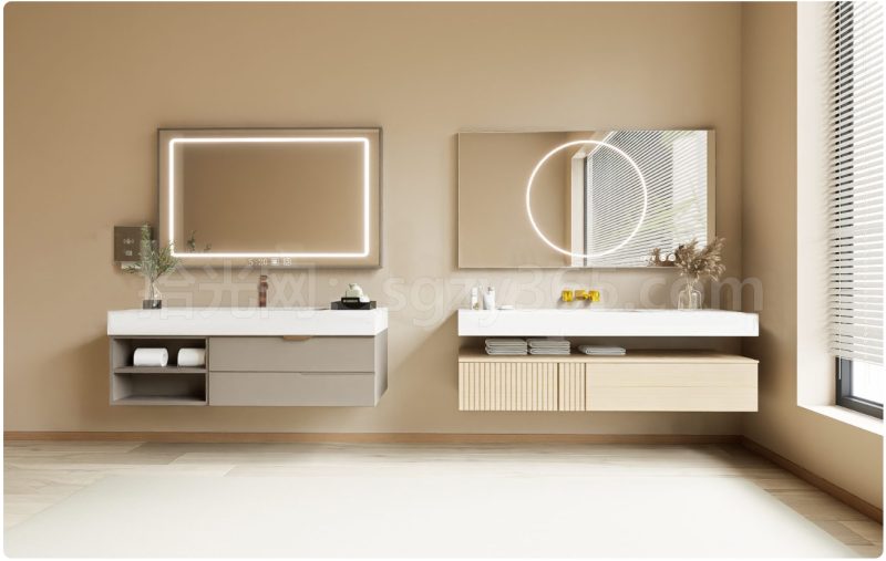 17325.SketchUp洗手盆 台盆 洗脸盆 浴室柜柜组合 3D 模型-拾光资源网丨专注素材资源|软件|软件插件|软件问题|软件教程|Adobe软件|免费下载