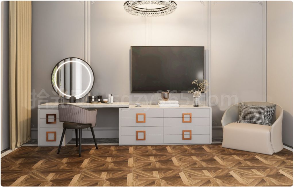 图片[1]-27334.SketchUp化妆台 梳妆台 化妆桌 3D 模型