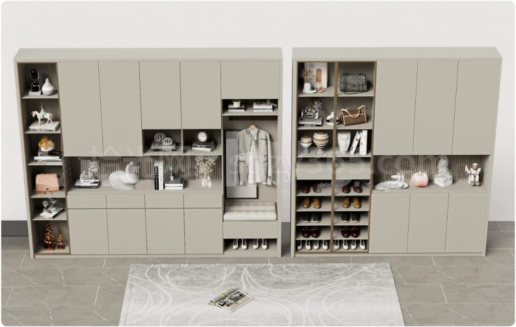 图片[2]-26330.SketchUp 鞋柜组合套 3D 模型
