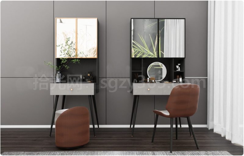 27319.SketchUp化妆台 梳妆台 化妆桌 3D 模型-拾光资源网丨专注素材资源|软件|软件插件|软件问题|软件教程|Adobe软件|免费下载