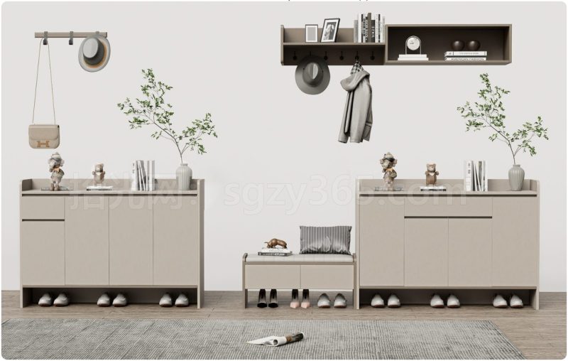 26334.SketchUp 鞋柜组合套 3D 模型-拾光资源网丨专注素材资源|软件|软件插件|软件问题|软件教程|Adobe软件|免费下载