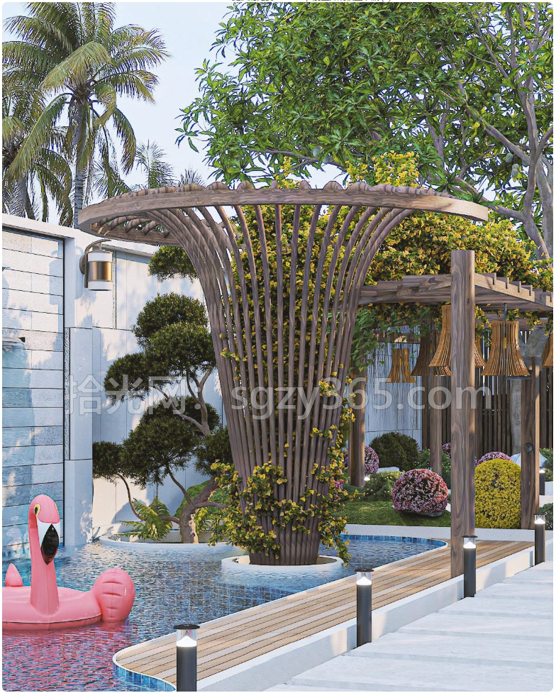 图片[3]-18001.SketchUp 别墅外观场景模型-拾光资源网丨专注素材资源|软件|软件插件|软件问题|软件教程|Adobe软件|免费下载