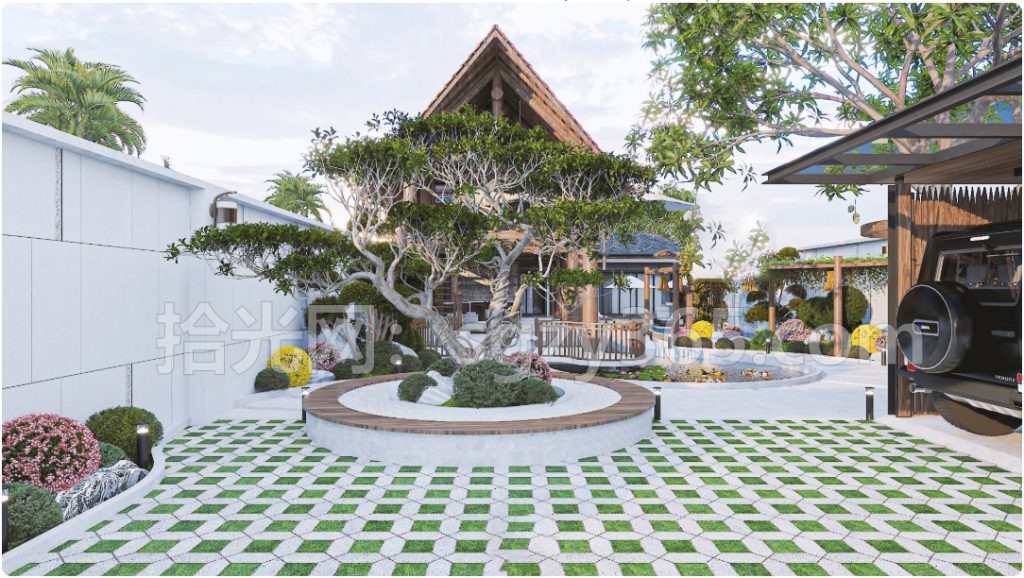 图片[5]-18001.SketchUp 别墅外观场景模型-拾光资源网丨专注素材资源|软件|软件插件|软件问题|软件教程|Adobe软件|免费下载