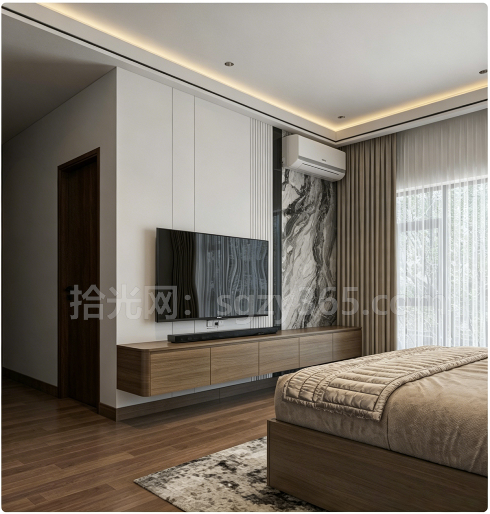 图片[6]|18004.SketchUp 卧室室内模型 SU模型 3D模型|拾光资源网｜SU 模型_3D 室内软装模型_草图大师设计素材各类软件下载站
