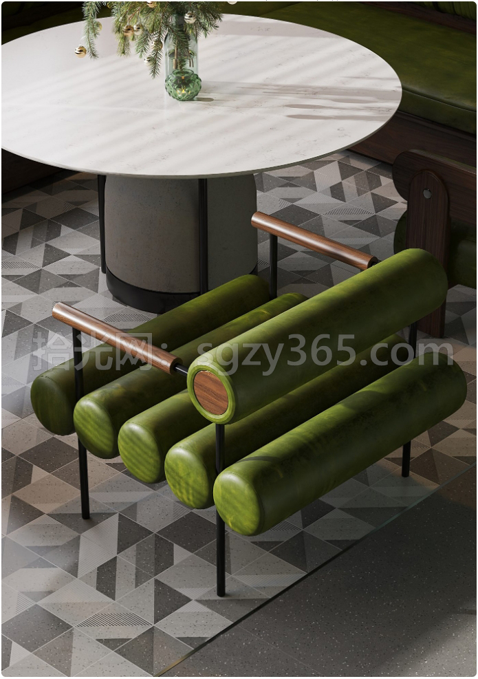 图片[3]|18003.SketchUp 餐厅室内模型 SU模型 3D模型|拾光资源网｜SU 模型_3D 室内软装模型_草图大师设计素材各类软件下载站